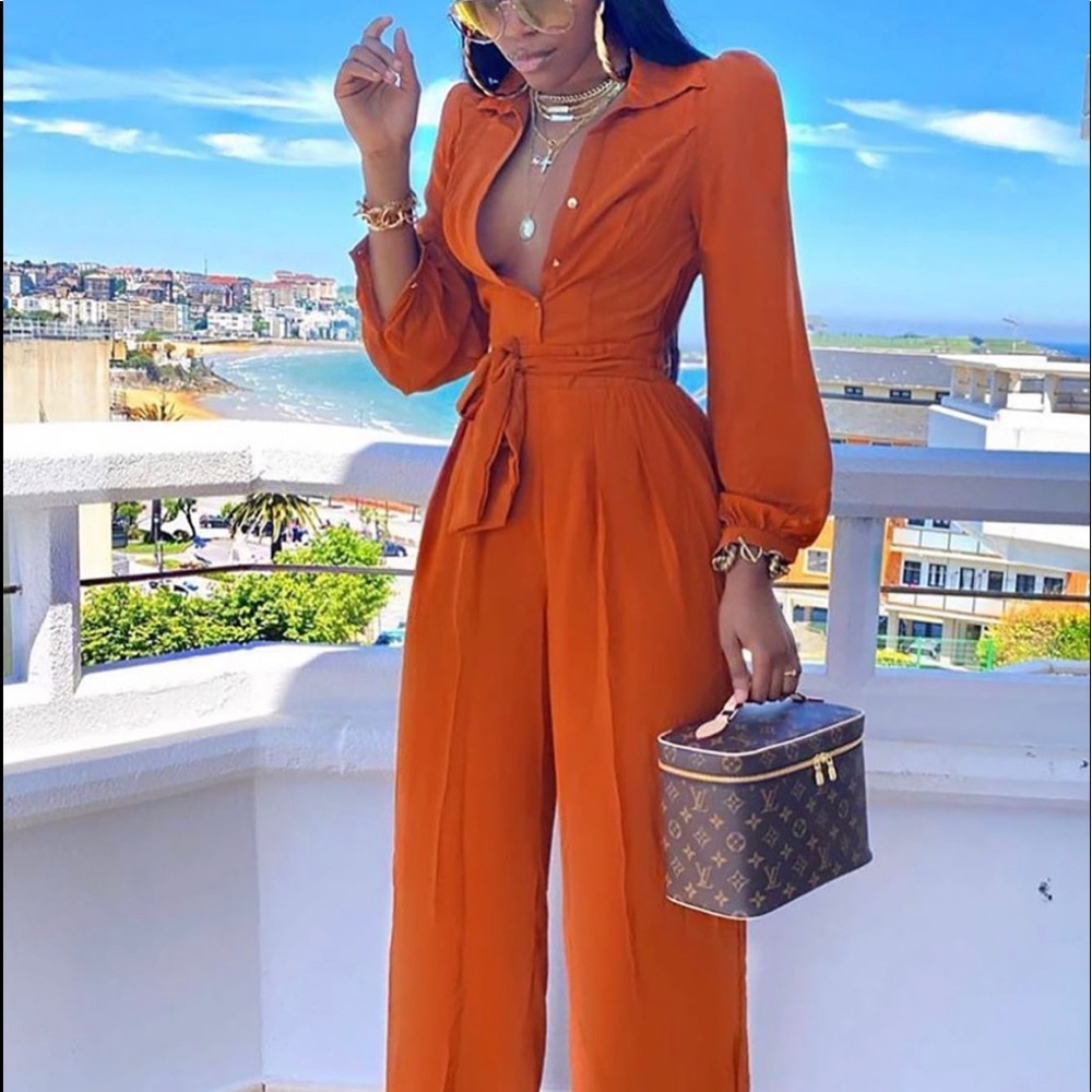 Cognac Jumpsuit